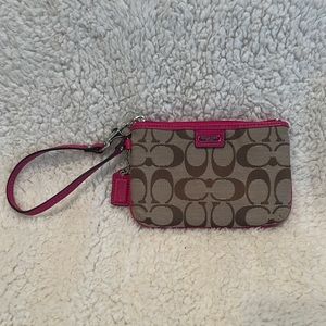 Signature Coach wristlet